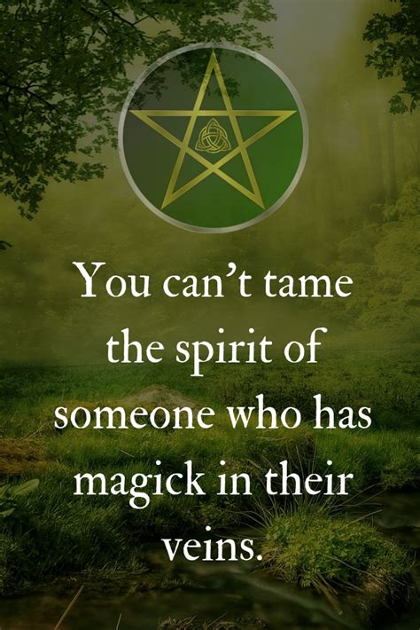 Envious of Wiccan wisdom